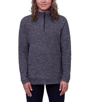 686 Women's Quarter Zip Fleece Black