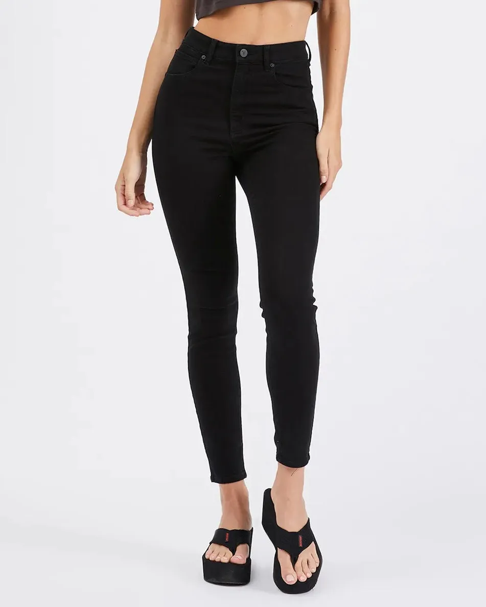 Abrand High Skinny Ankle Basher Black Magic