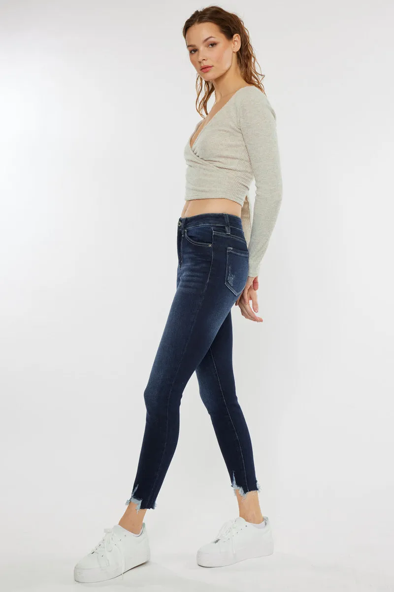 Aiya High Rise Ankle Skinny Jeans