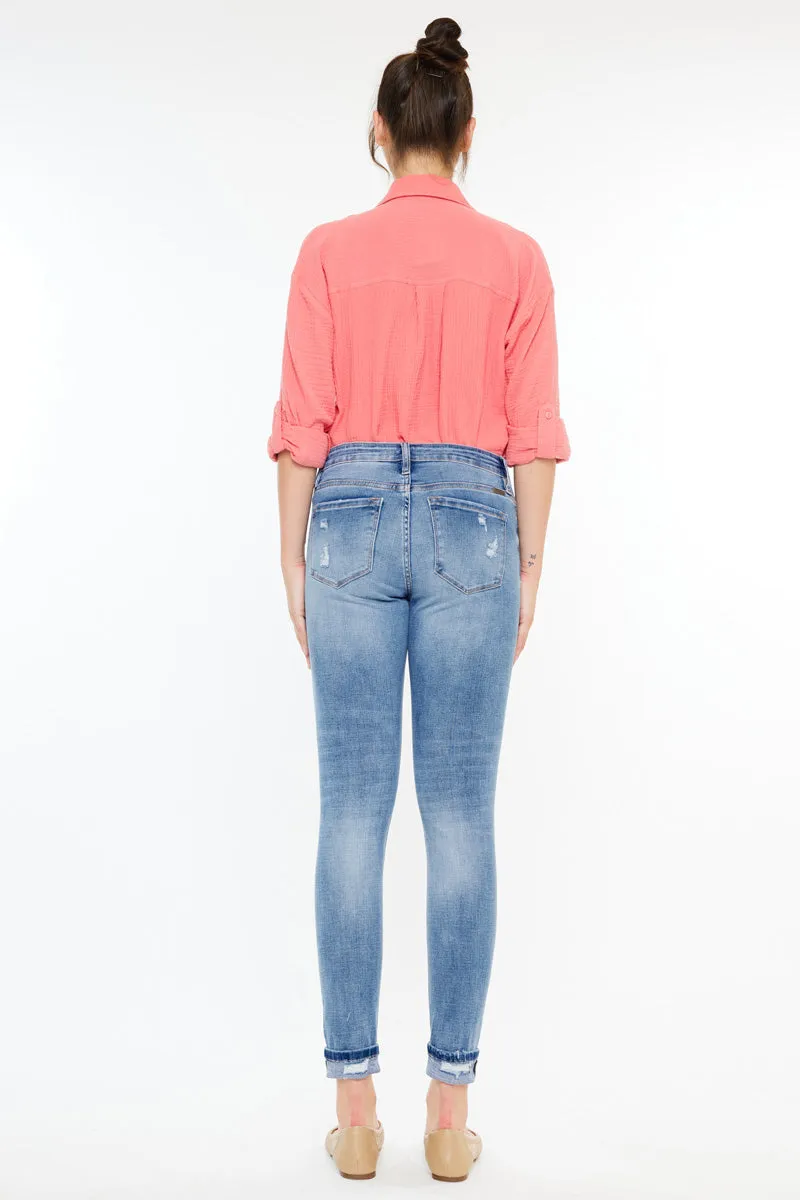 Amanda High Rise Ankle Skinny Jeans