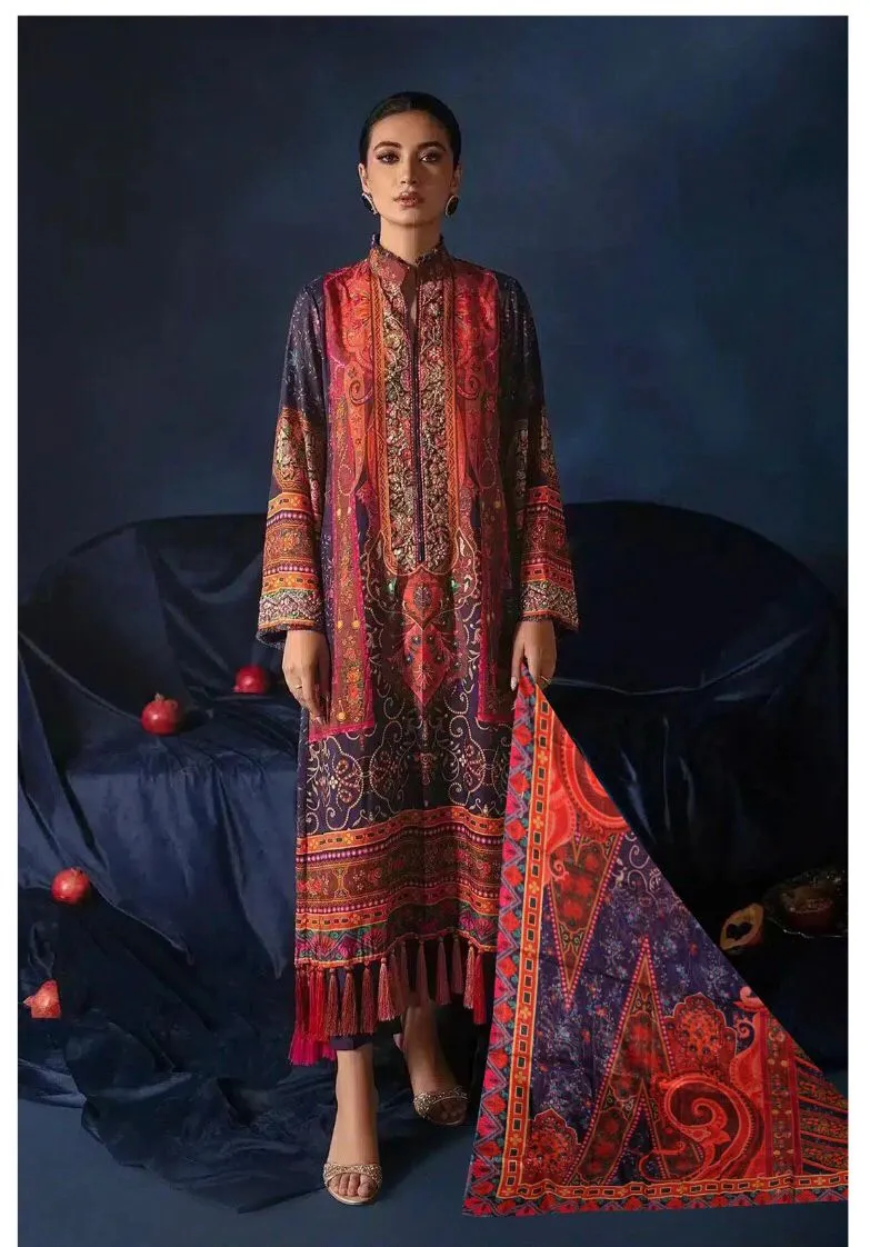 Ammara Khan Silk Suit