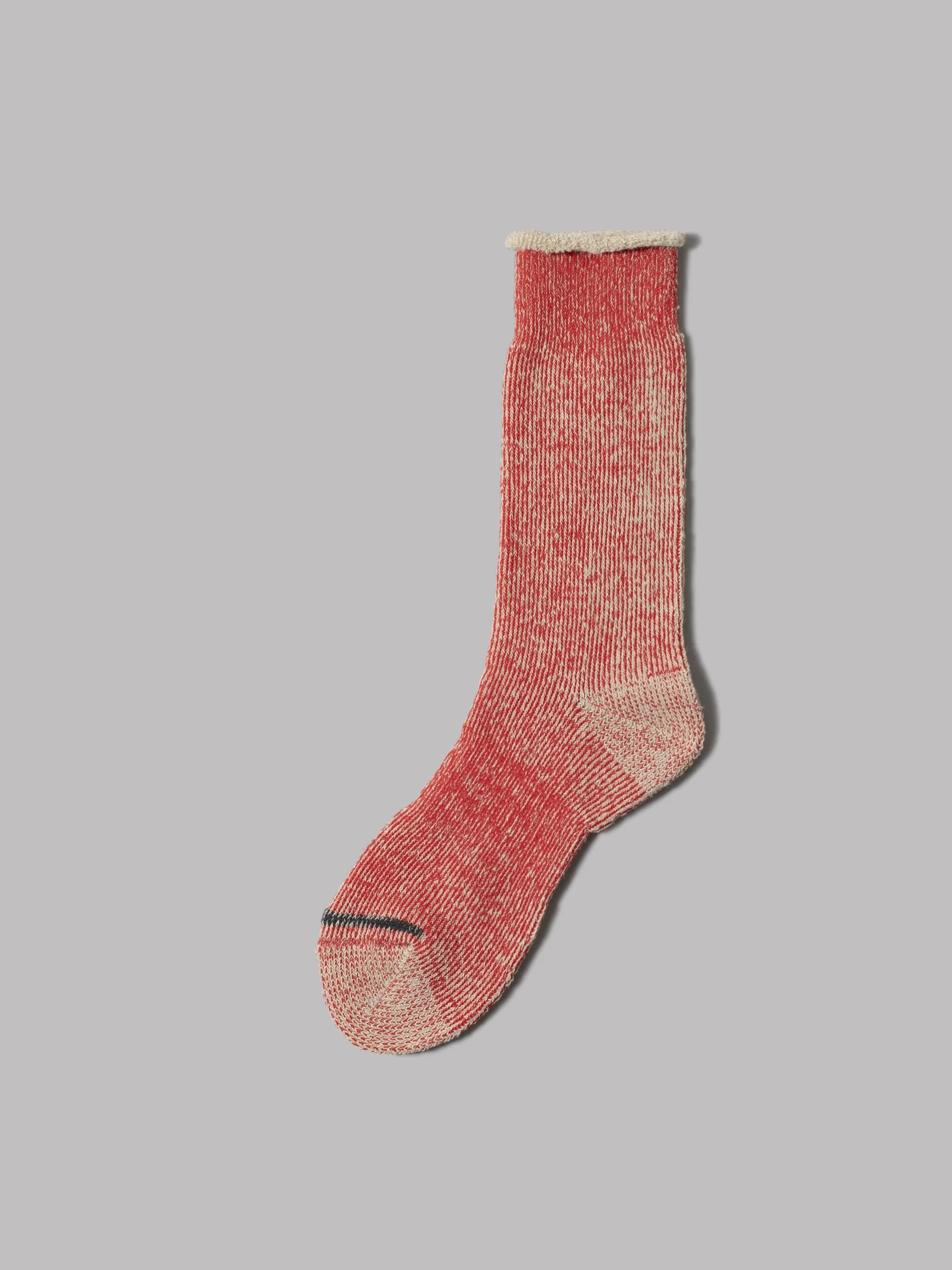 Anonymous Ism Go Hemp Low Gauge Pile Crew Socks (Red)