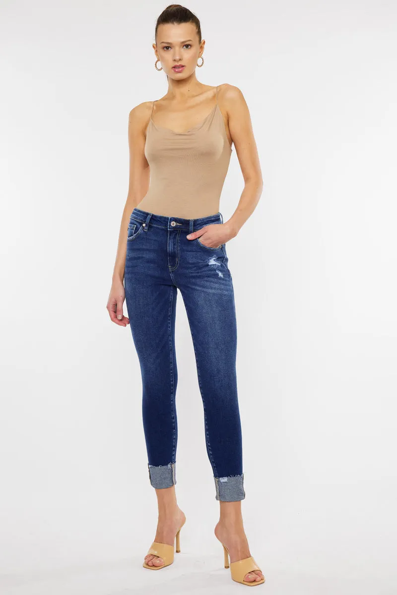 Arden High Rise Ankle Skinny Jeans