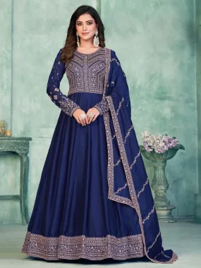 Art Silk Embroidery - Anarkali