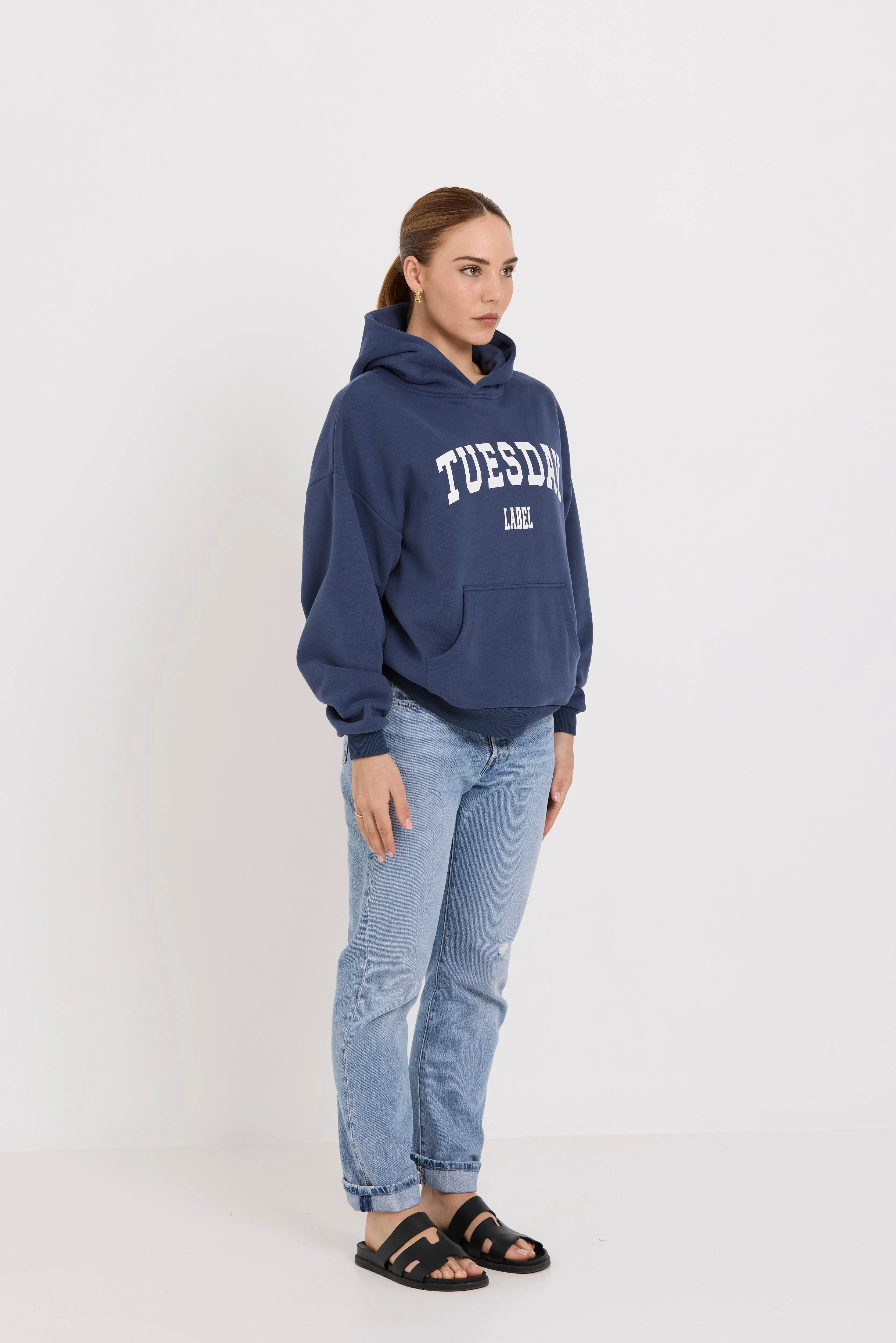 Athletic Hoodie | Navy/Print