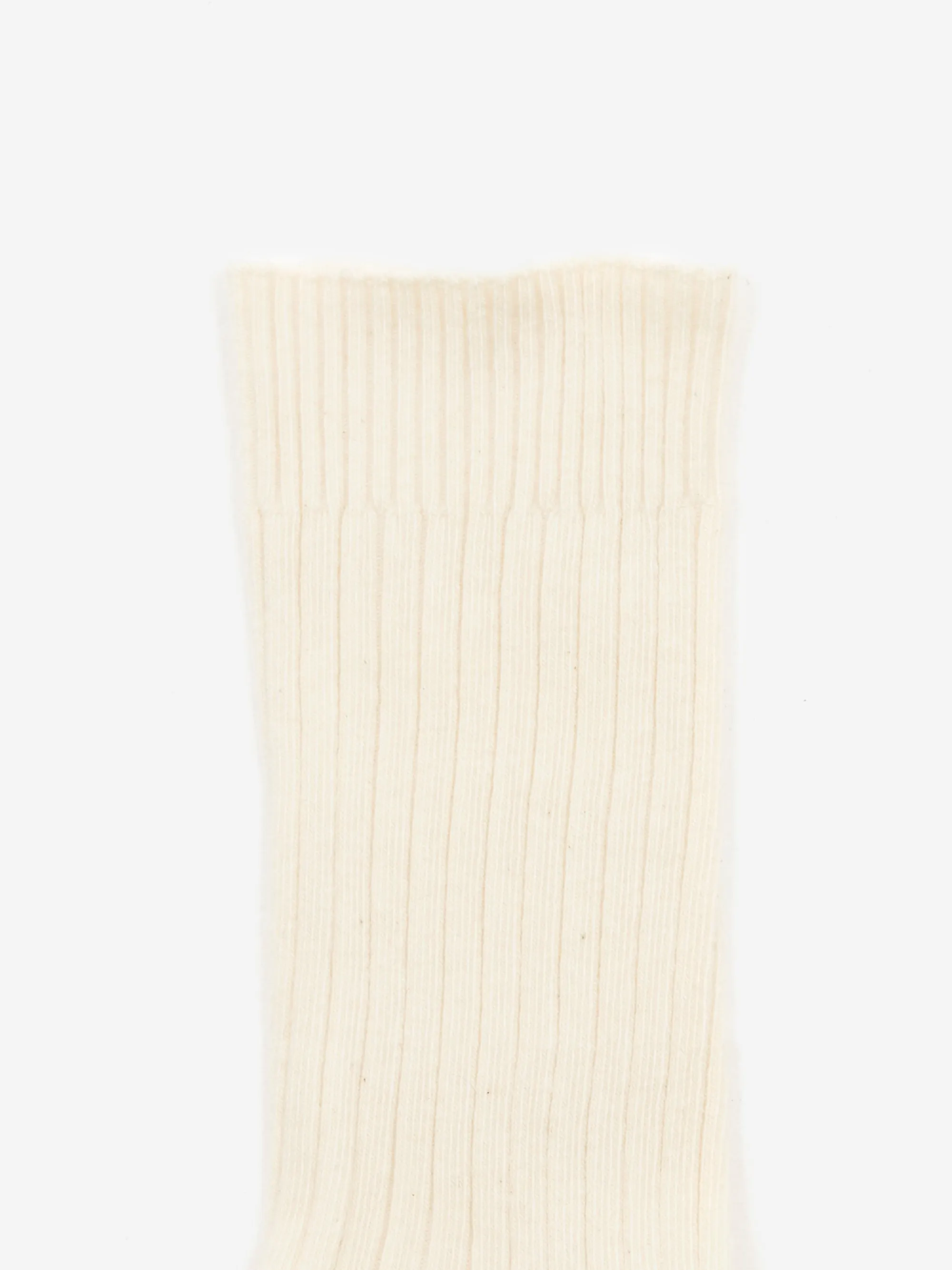 Baserange Rib Overankle Socks - Undyed