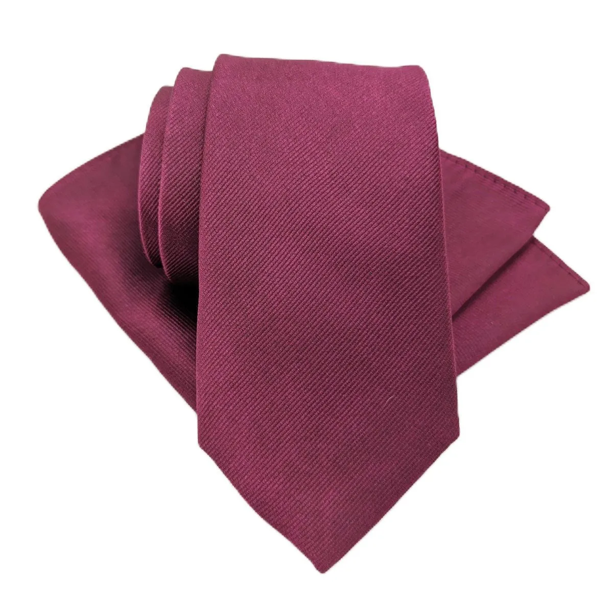 Berry Silk Wedding Tie