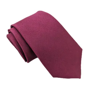 Berry Silk Wedding Tie