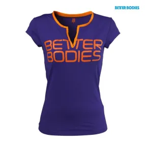 Better Bodies Fitness V-Tee - Athletic Purple