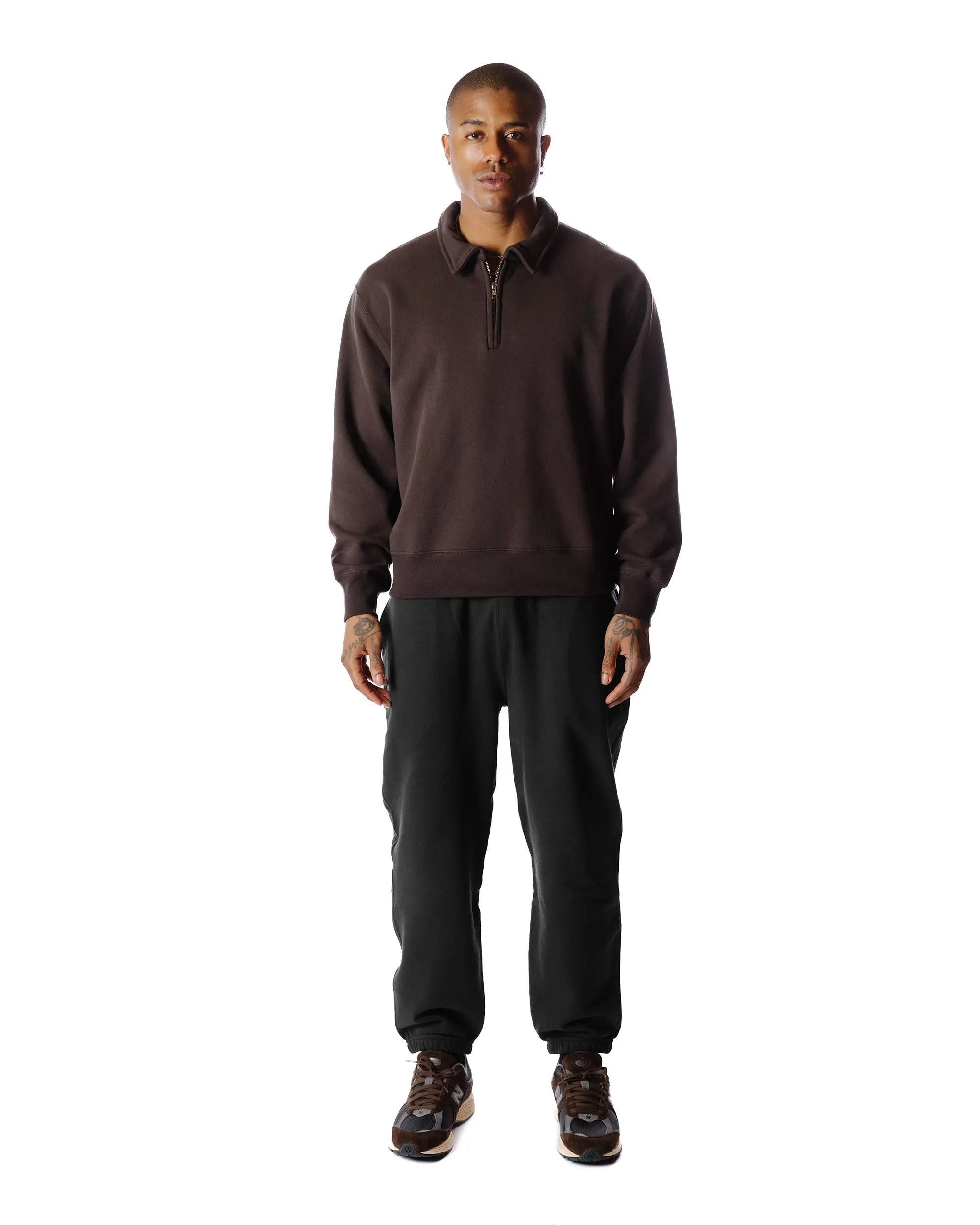 Body of Work Myrtle Quarter-Zip Sweatshirt Loam