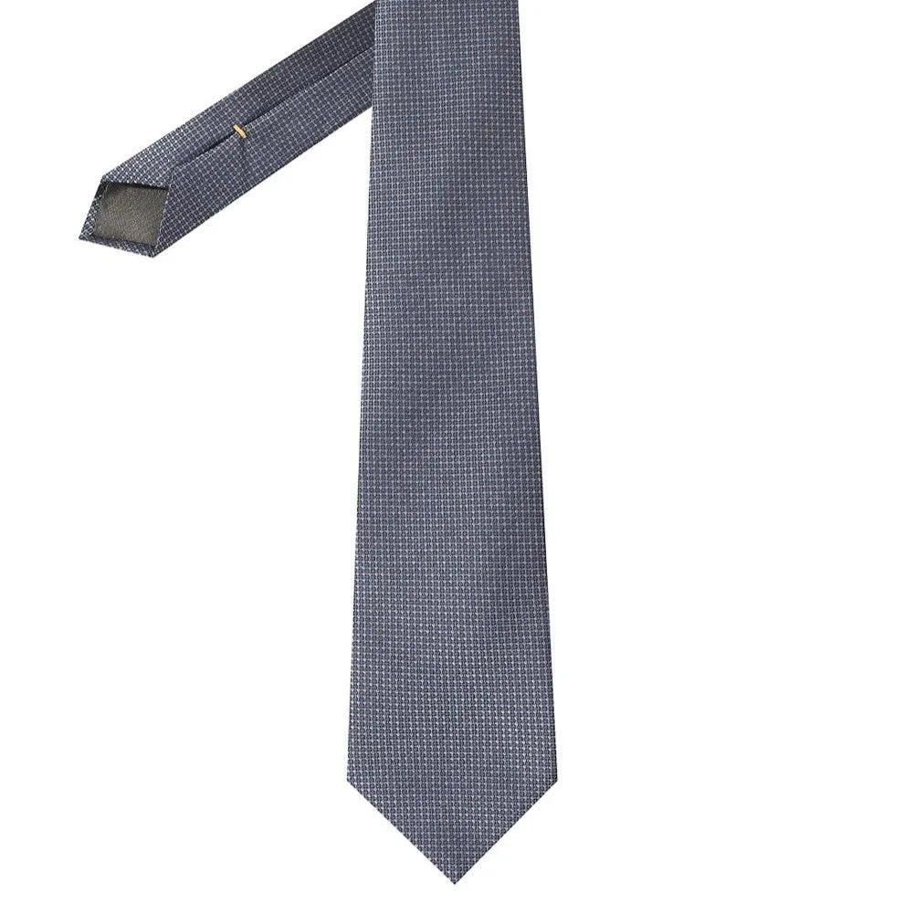 Canali Navy Silk Tie