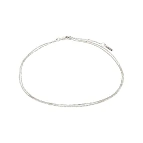 Care Silver Plated Double Ankle Chain