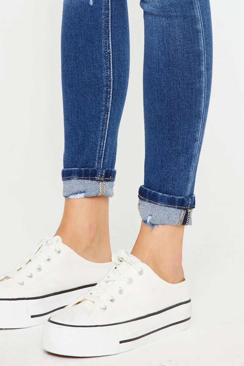 Charlie High Rise Ankle Skinny Jeans