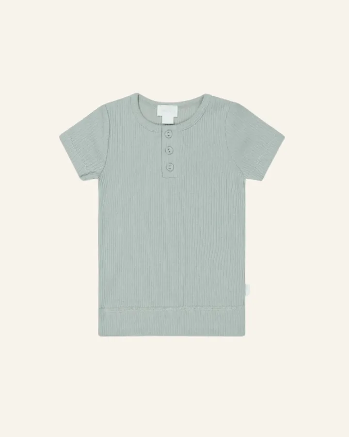 COTTON HENLEY TEE