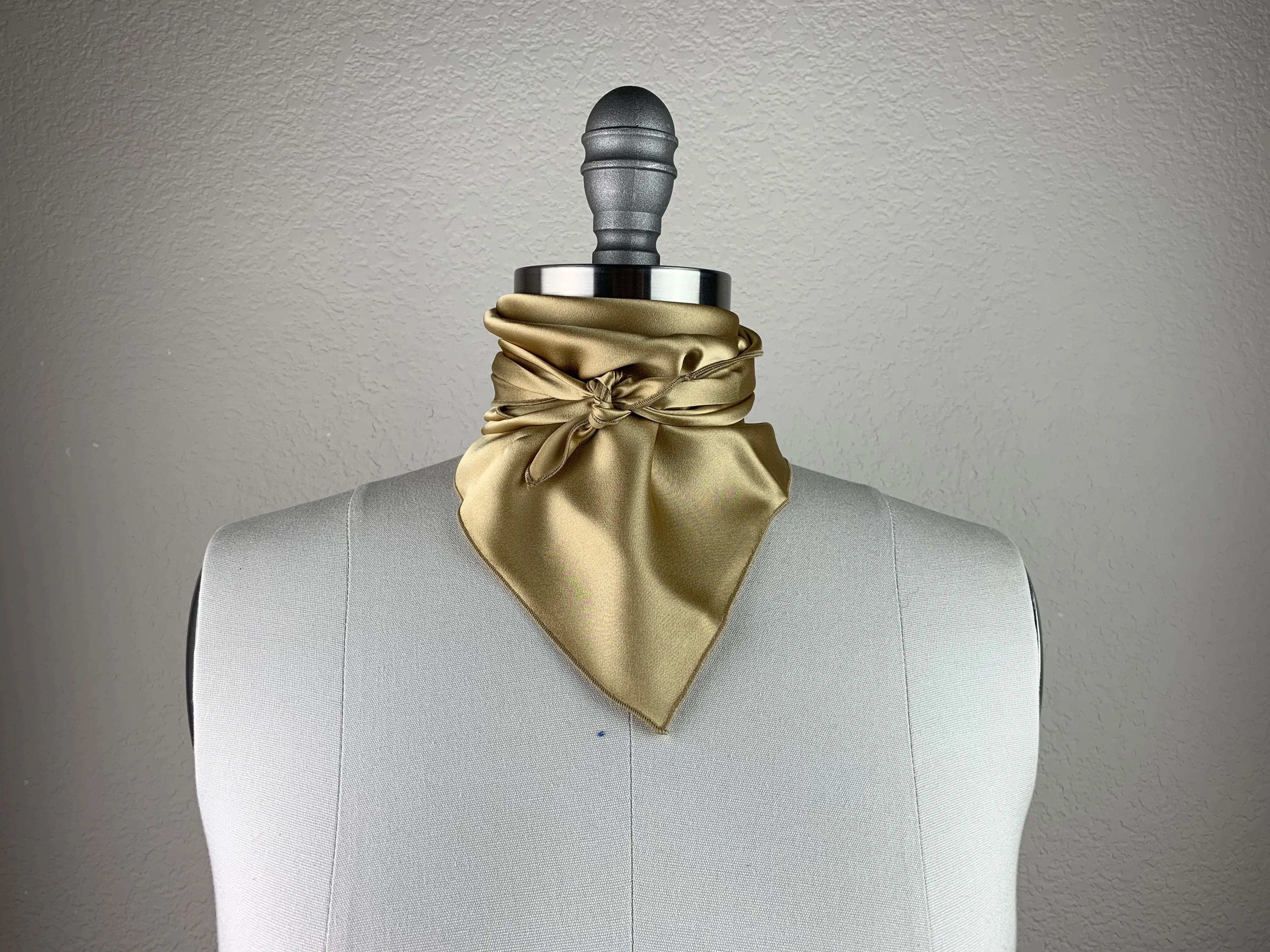 CR Gold Silk Scarf