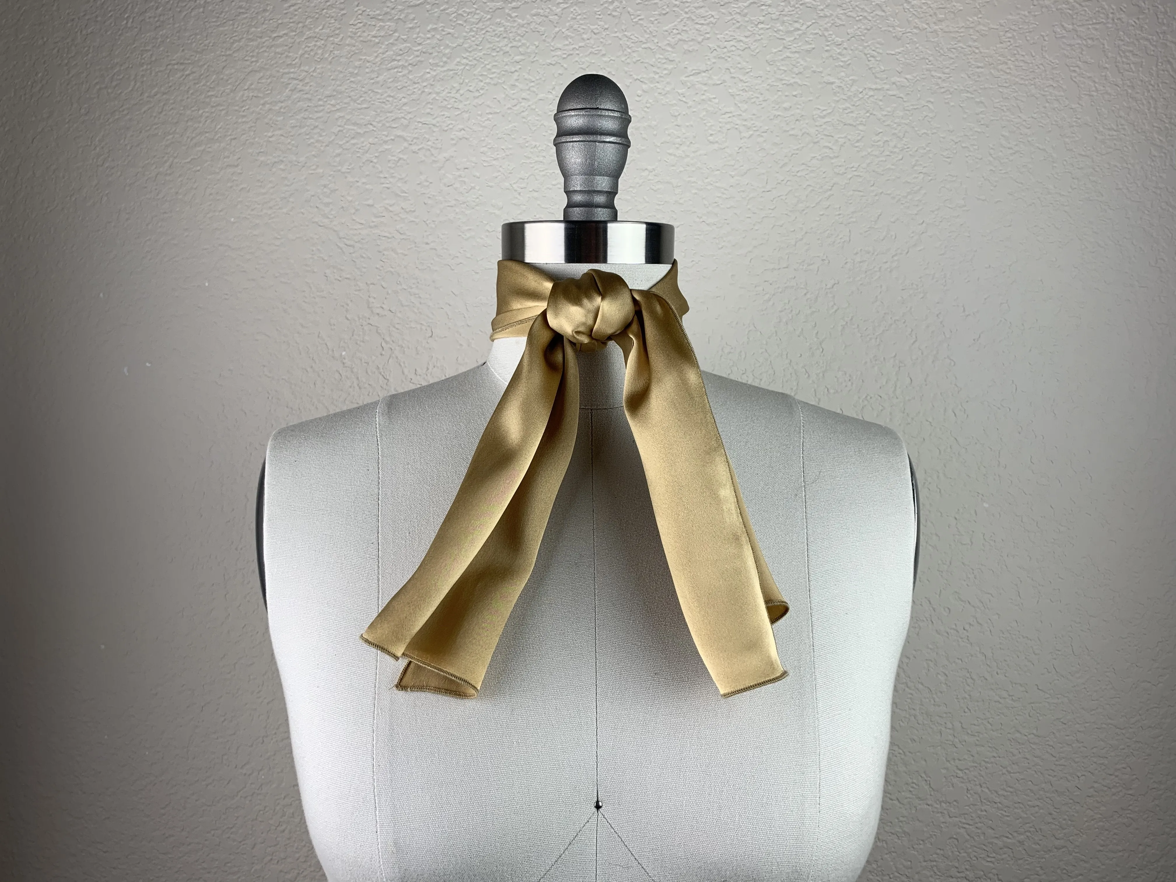 CR Gold Silk Scarf