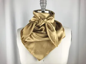 CR Gold Silk Scarf