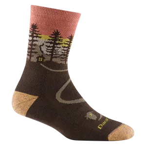 Darn Tough 5013 Women's Northwoods Micro Crew Midweight Hiking Socks - Earth