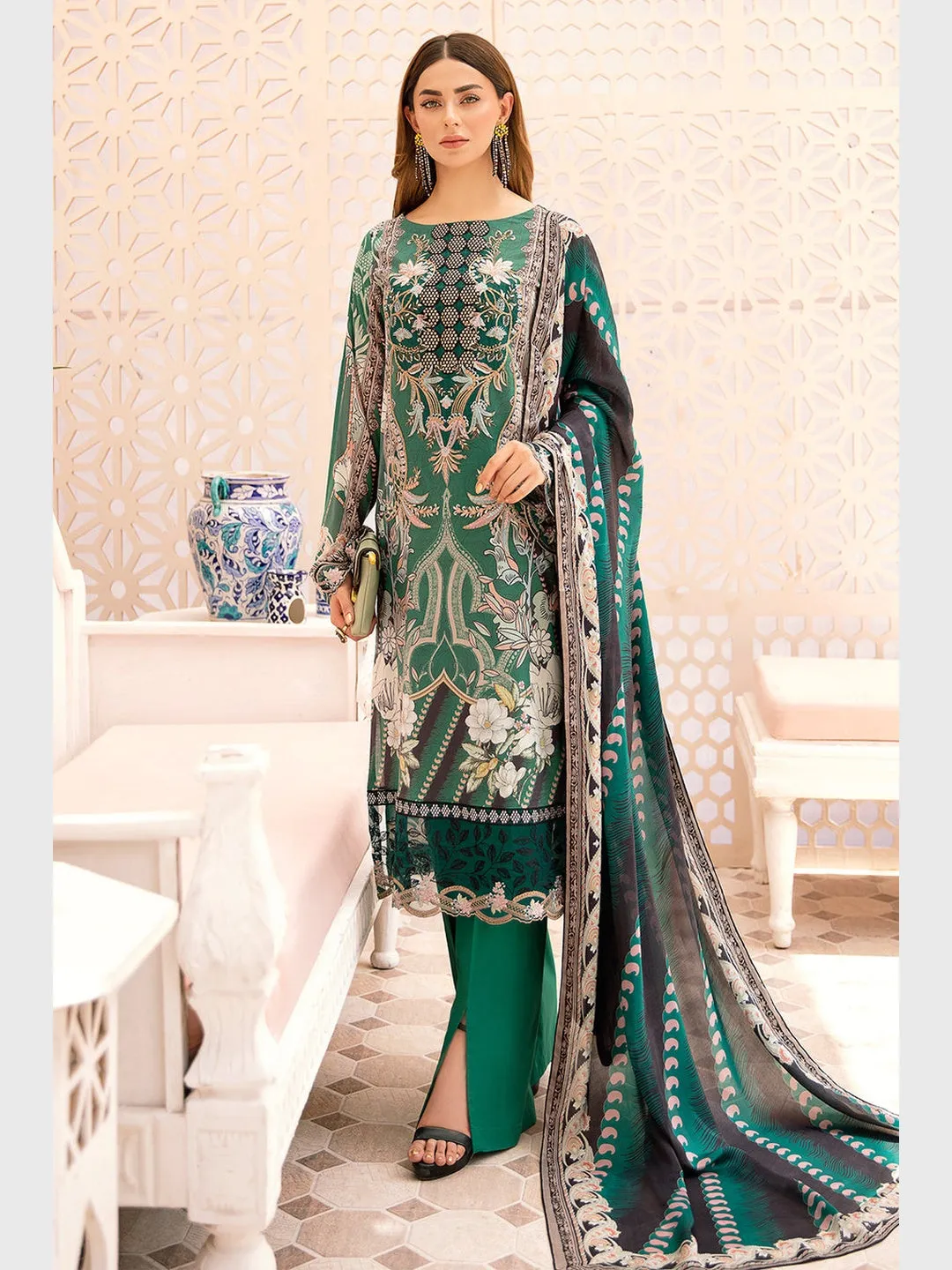 Designer Lawn & Silk Embroidery