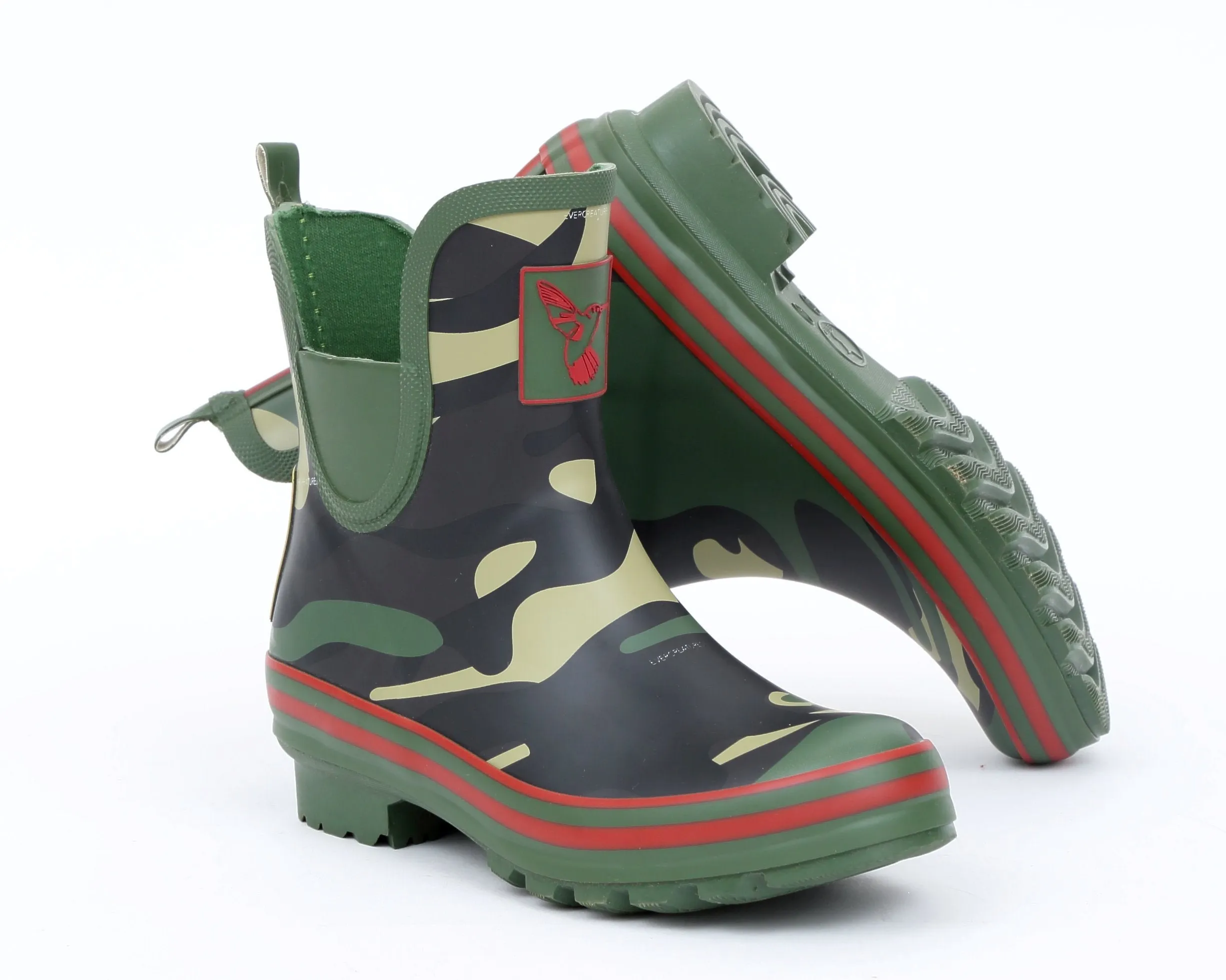 Evercreatures Camouflage Meadow Ankle Wellies