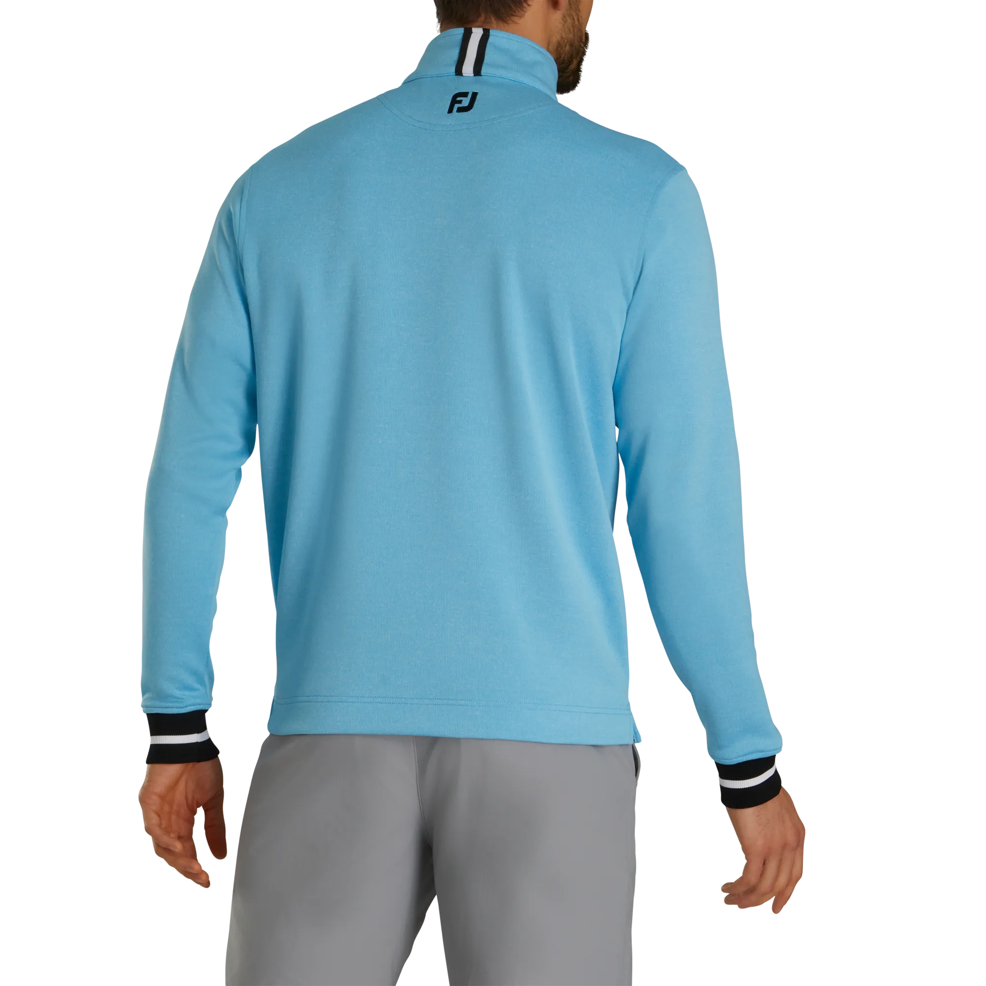 FootJoy Ribbed Quarter-Zip Flatback Rib