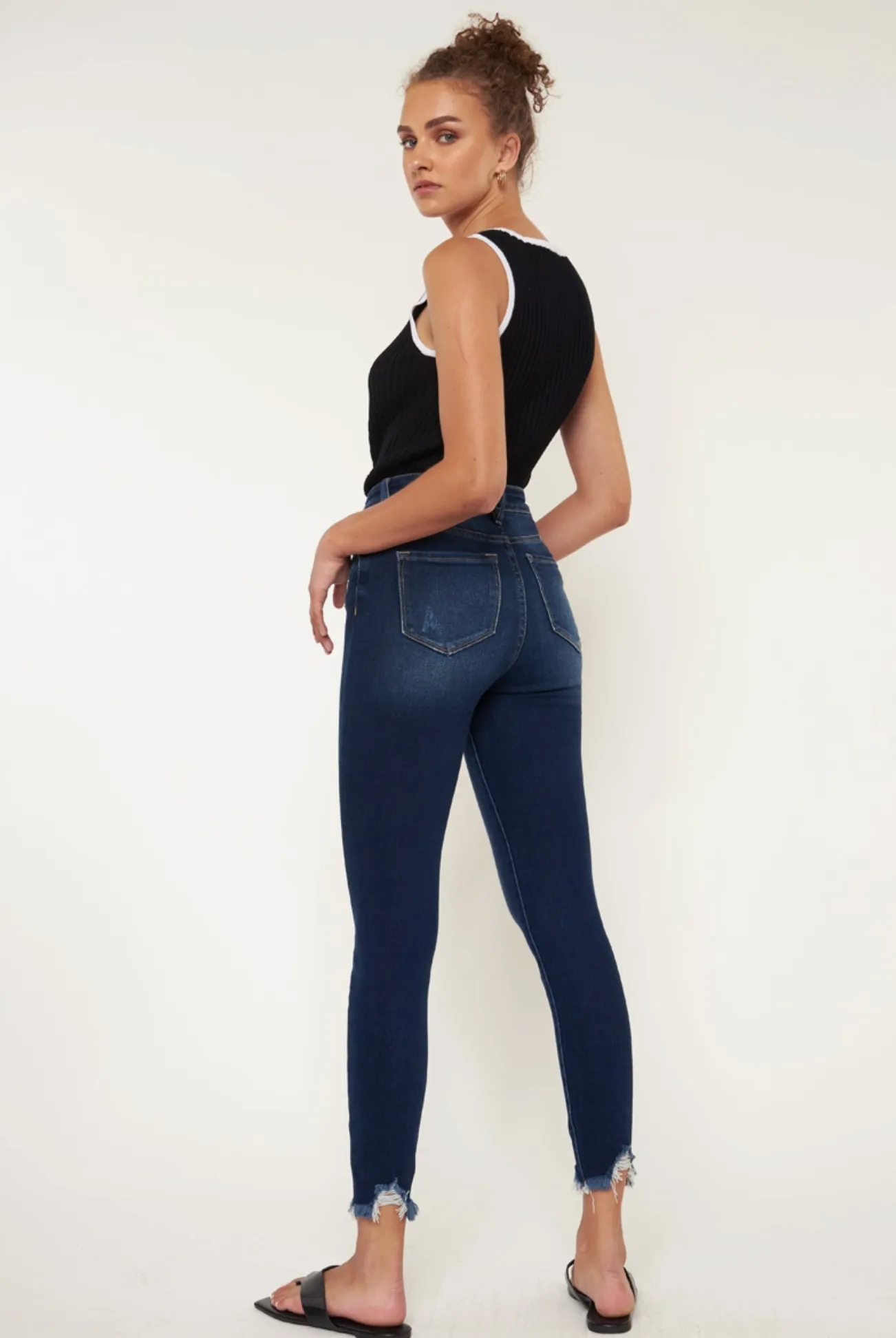 GEMMA HIGH RISE ANKLE SKINNY