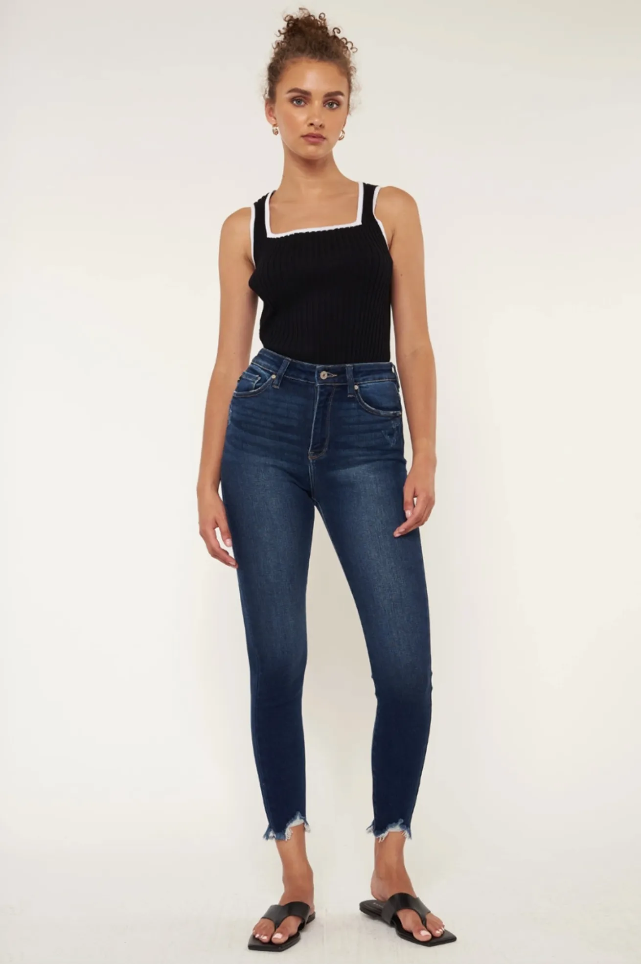 GEMMA HIGH RISE ANKLE SKINNY