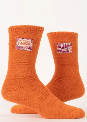 Get the Hell Outside Organic Cotton Tag Socks