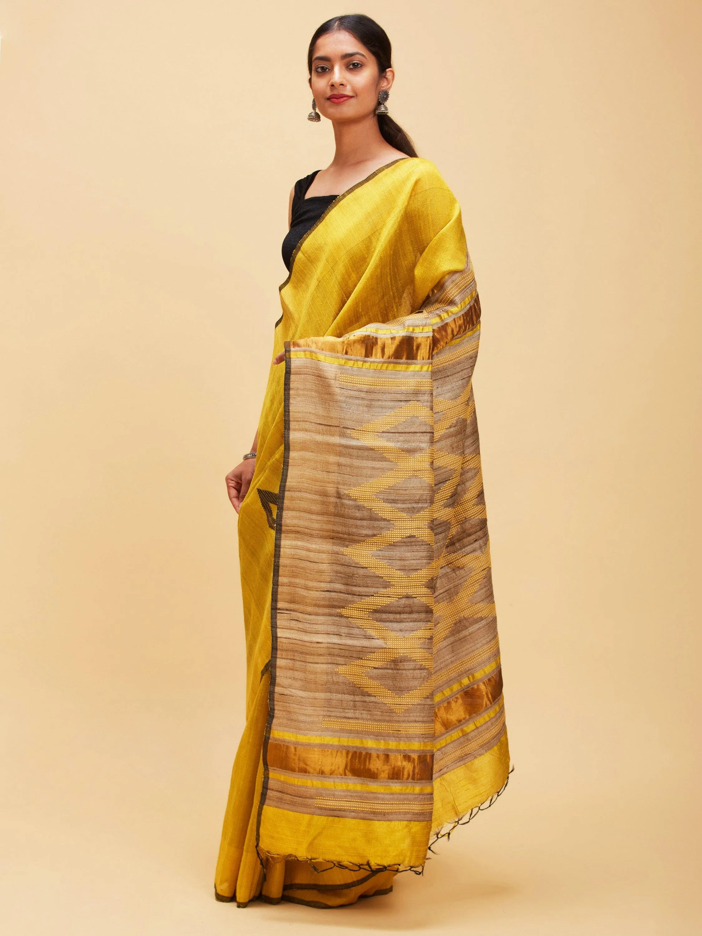 Ghicha Tusshar Silk Sari