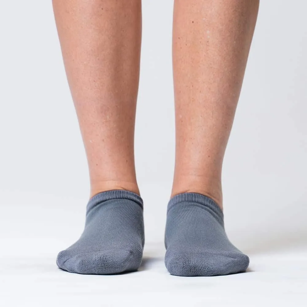 Gray Ankle Diabetic Socks