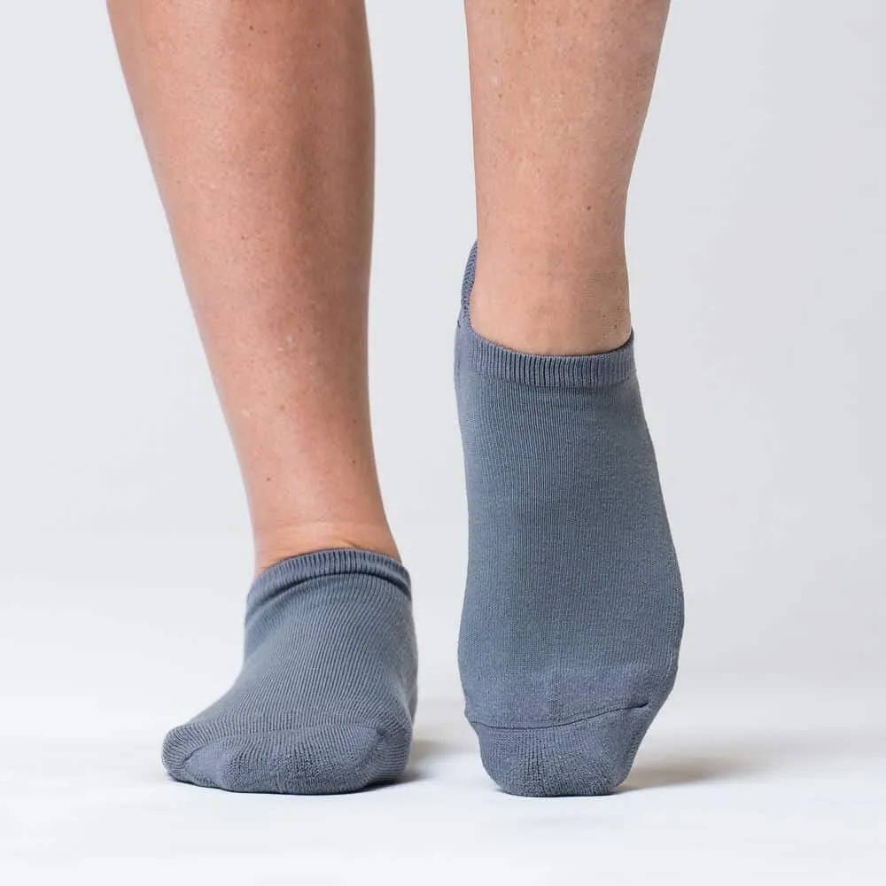 Gray Ankle Diabetic Socks