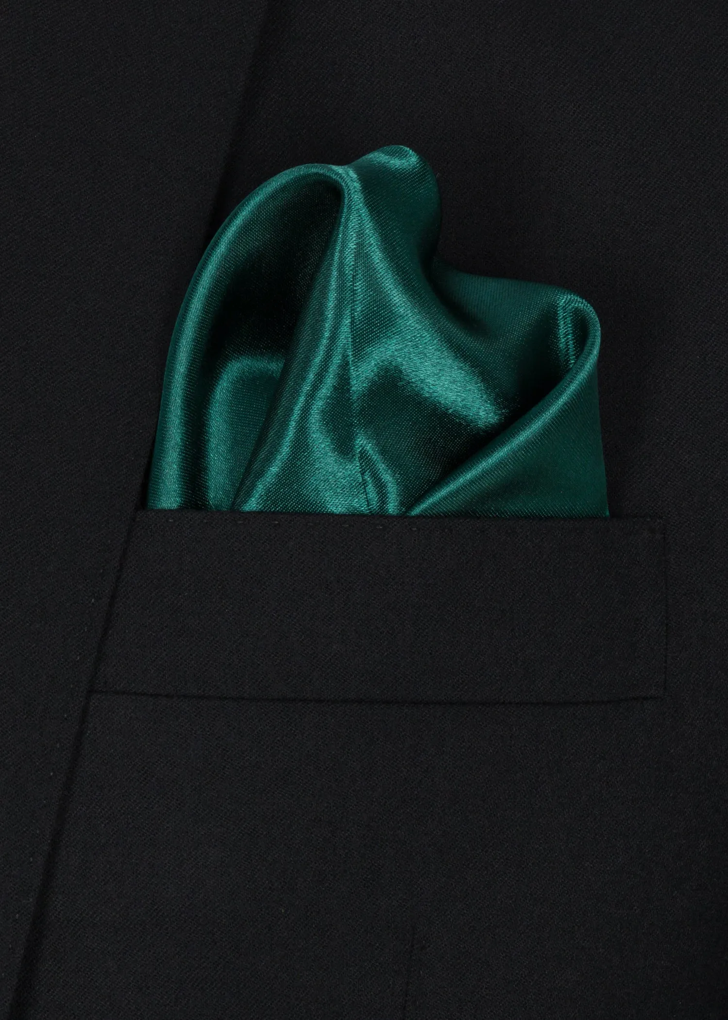 Green Silk Pocket Square