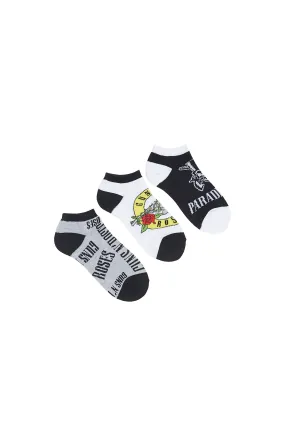 Guns N' Roses Printed Ankle Socks 3-Pack