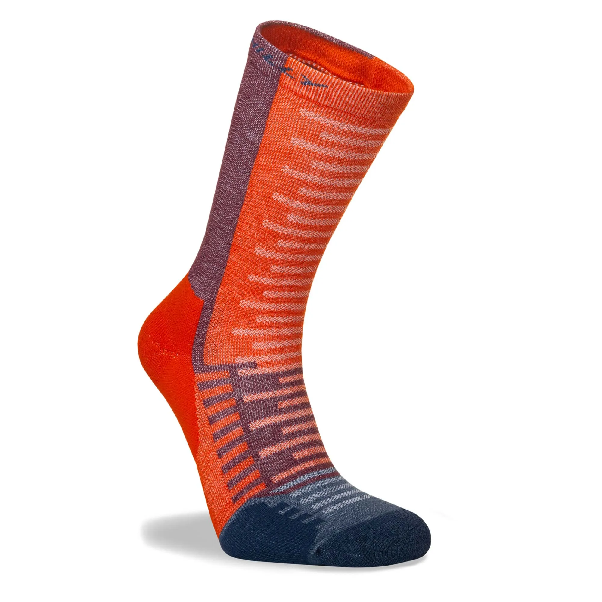 Hilly | Unisex Active Crew Running Socks - Orange