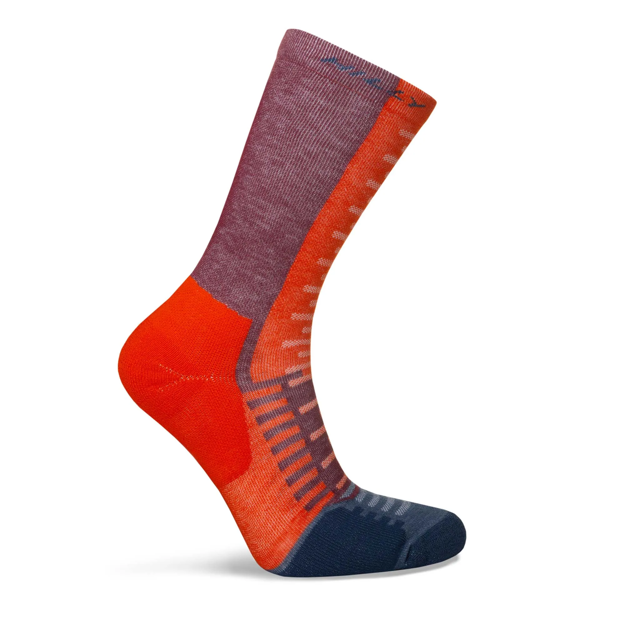 Hilly | Unisex Active Crew Running Socks - Orange