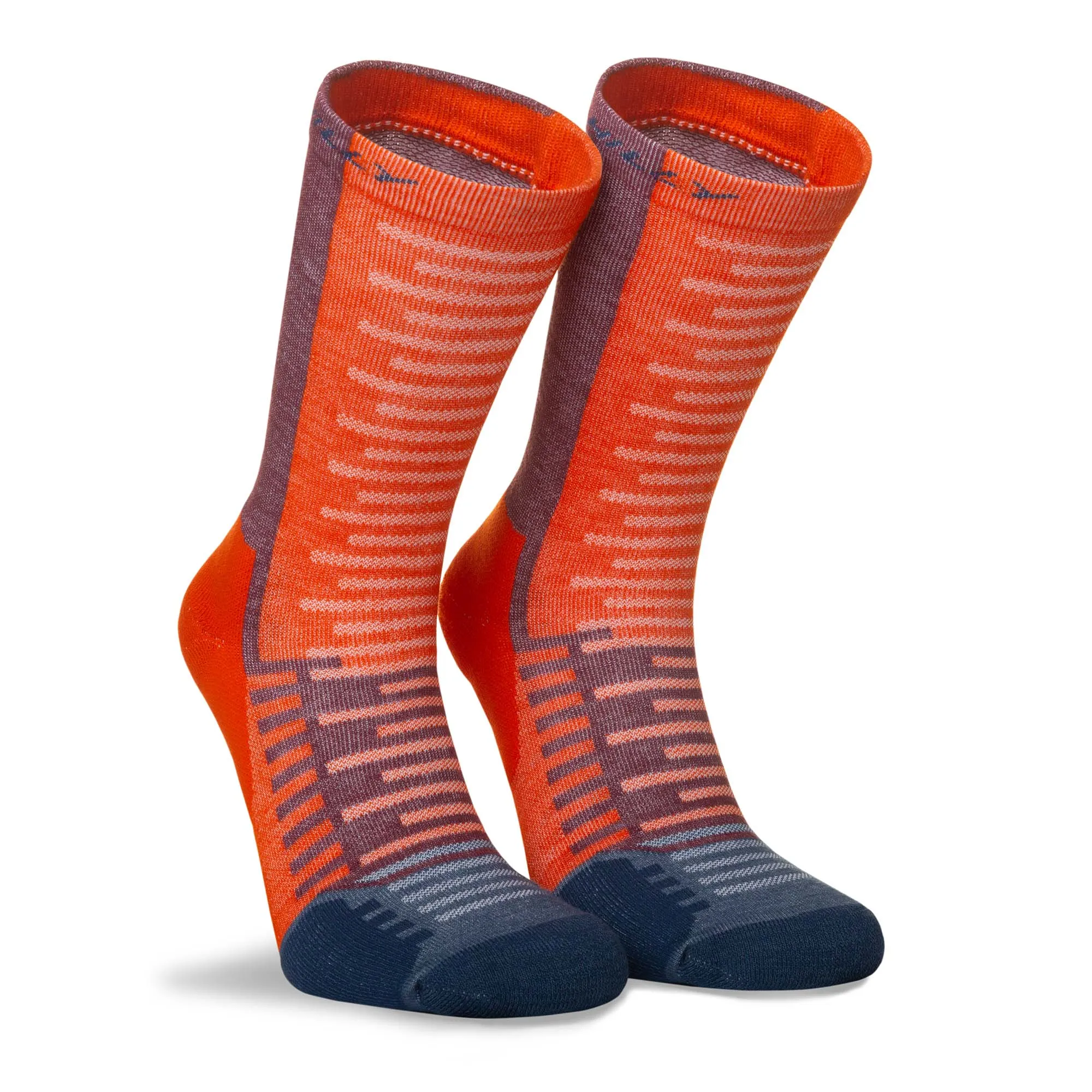 Hilly | Unisex Active Crew Running Socks - Orange