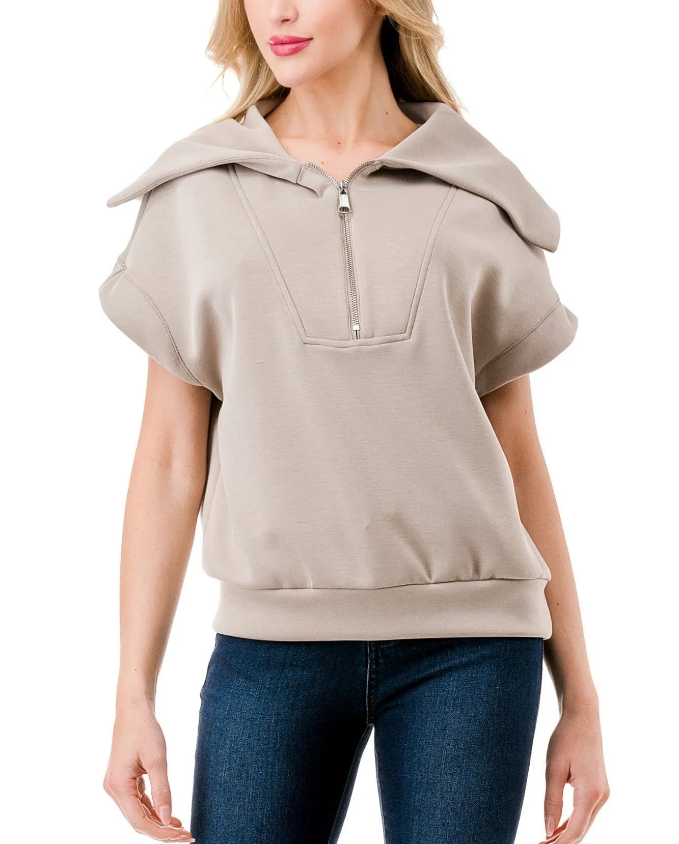 Imogene Quarter Zip Top