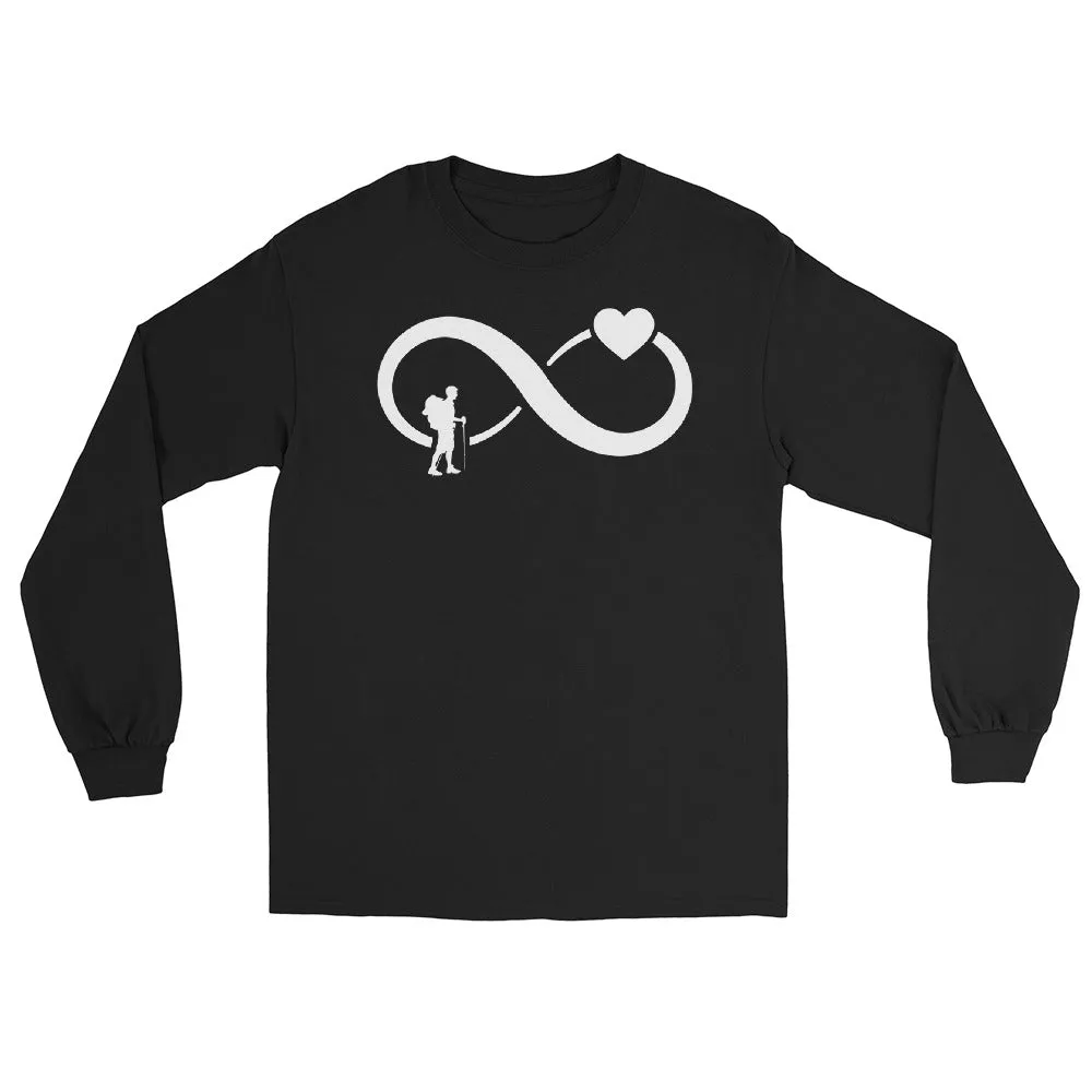 Infinity Heart and Hiking - Herren Longsleeve