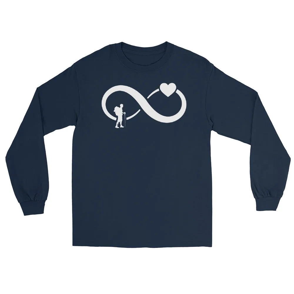 Infinity Heart and Hiking - Herren Longsleeve