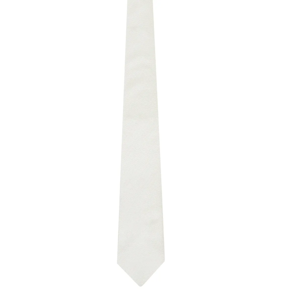 Ivory Grenadine Silk Tie