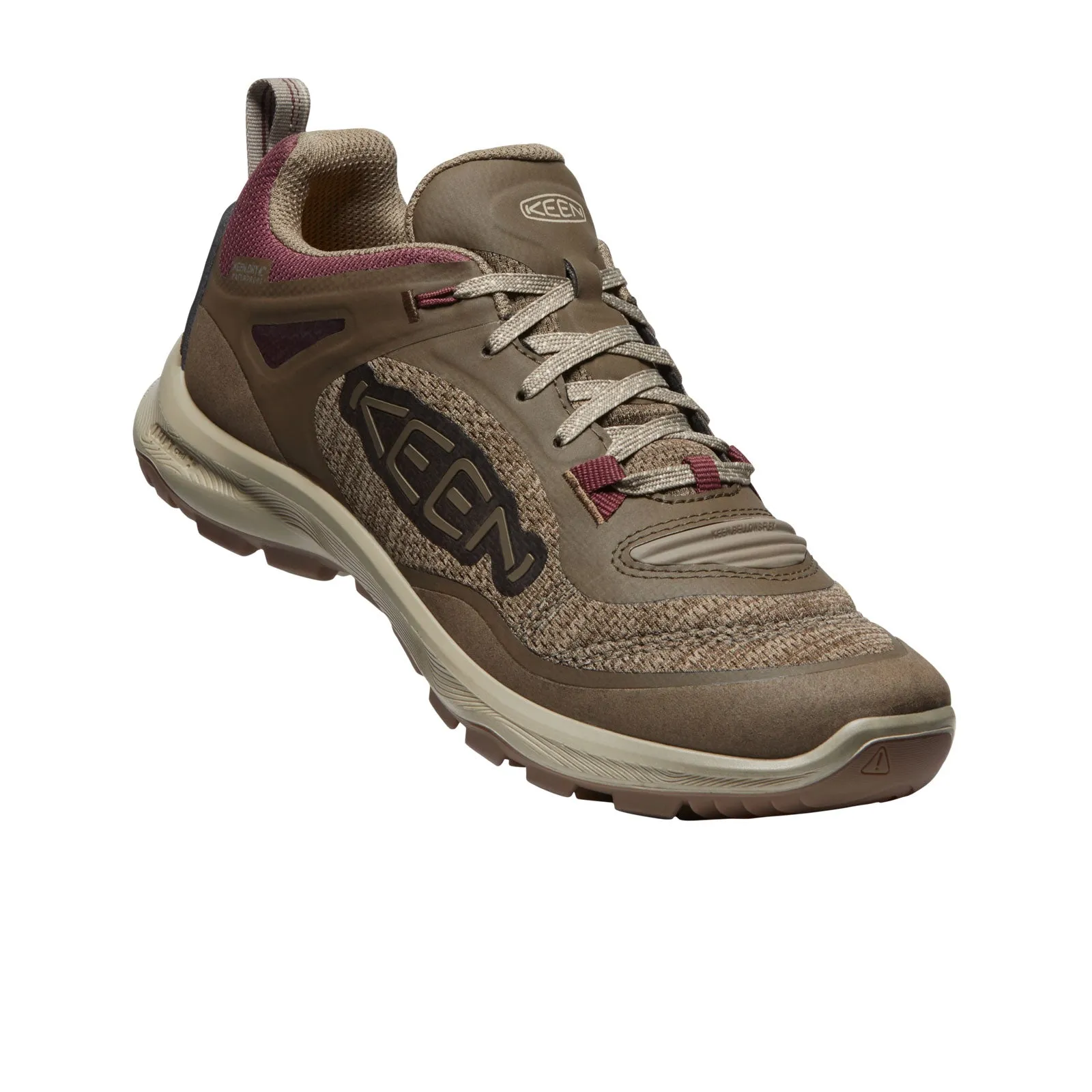 Keen Terradora Flex Waterproof Hiking Shoe (Women) - Canteen/Windsor Wine