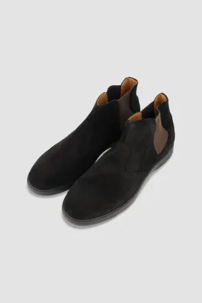 Kiton Black Ankle Boots