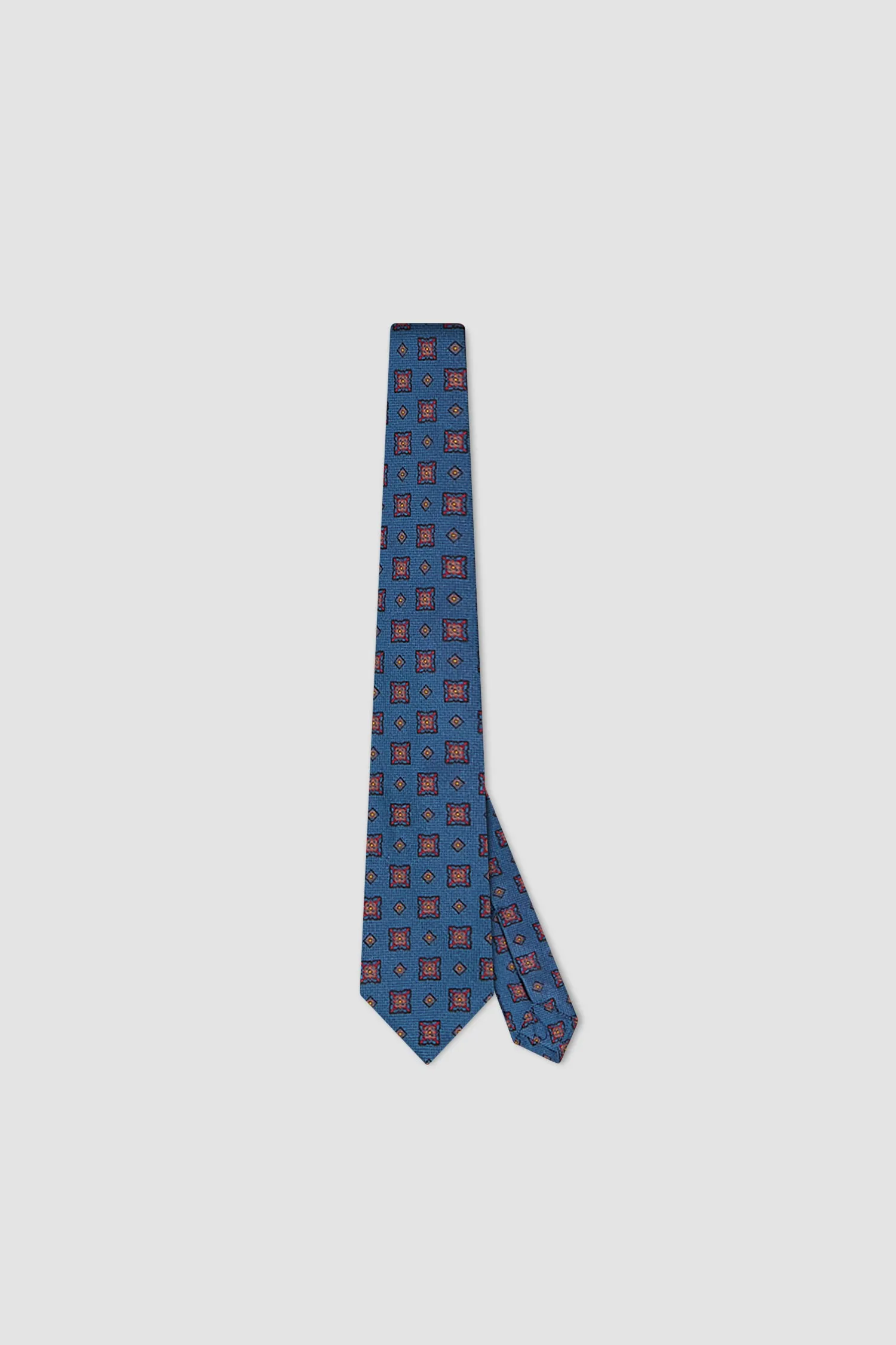 Kiton Navy Silk Tie