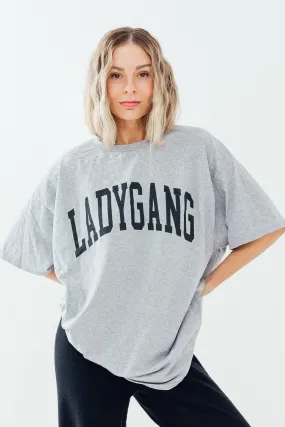 LADYGANG ATHLETIC OVERSIZED TEE