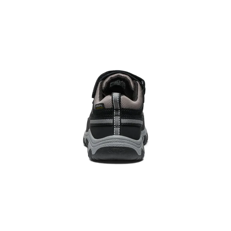 Little Kids' Targhee IV Waterproof Hiking Shoe  |  Black/Steel Grey