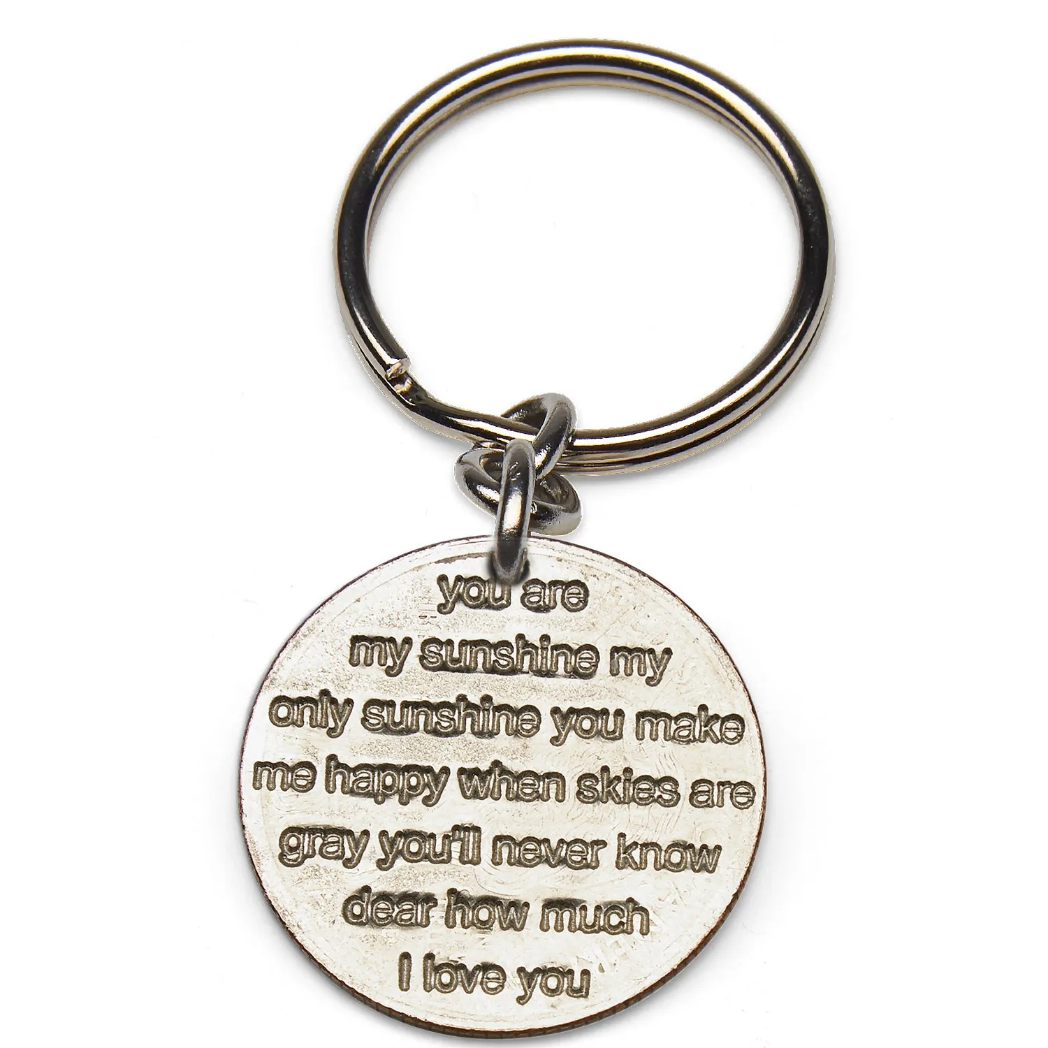 Mariamor You Are My Sunshine Quarter Keychain