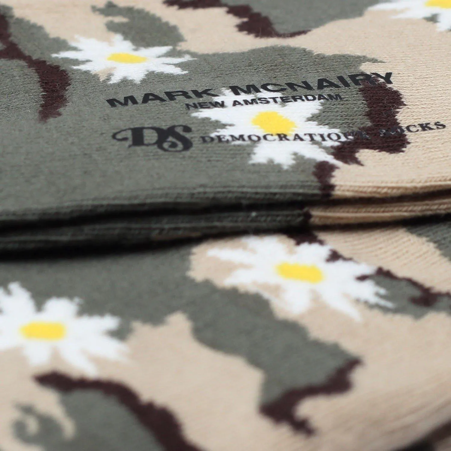 Mark McNairy x Democratique Socks Camo Daisy