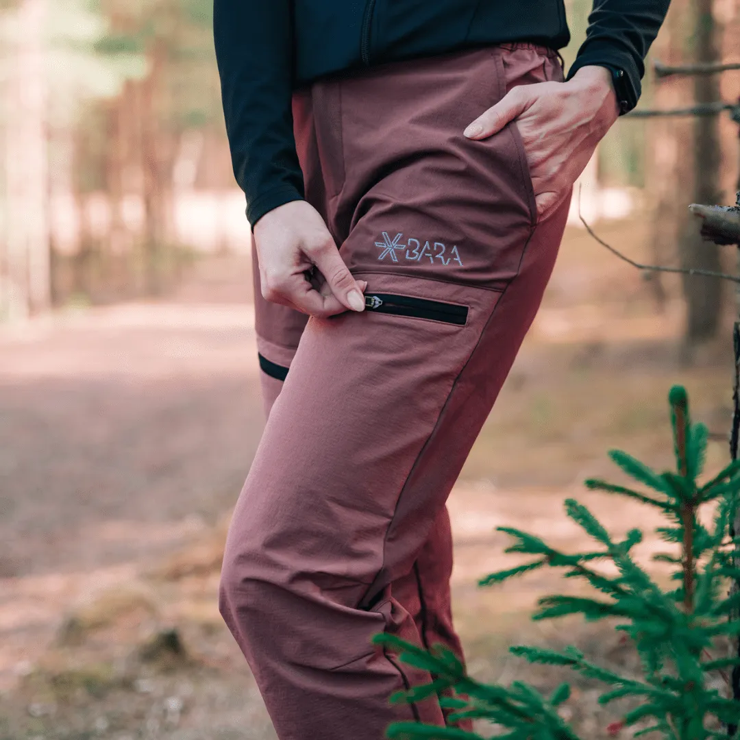 Maroon Alpine Hiking Pants