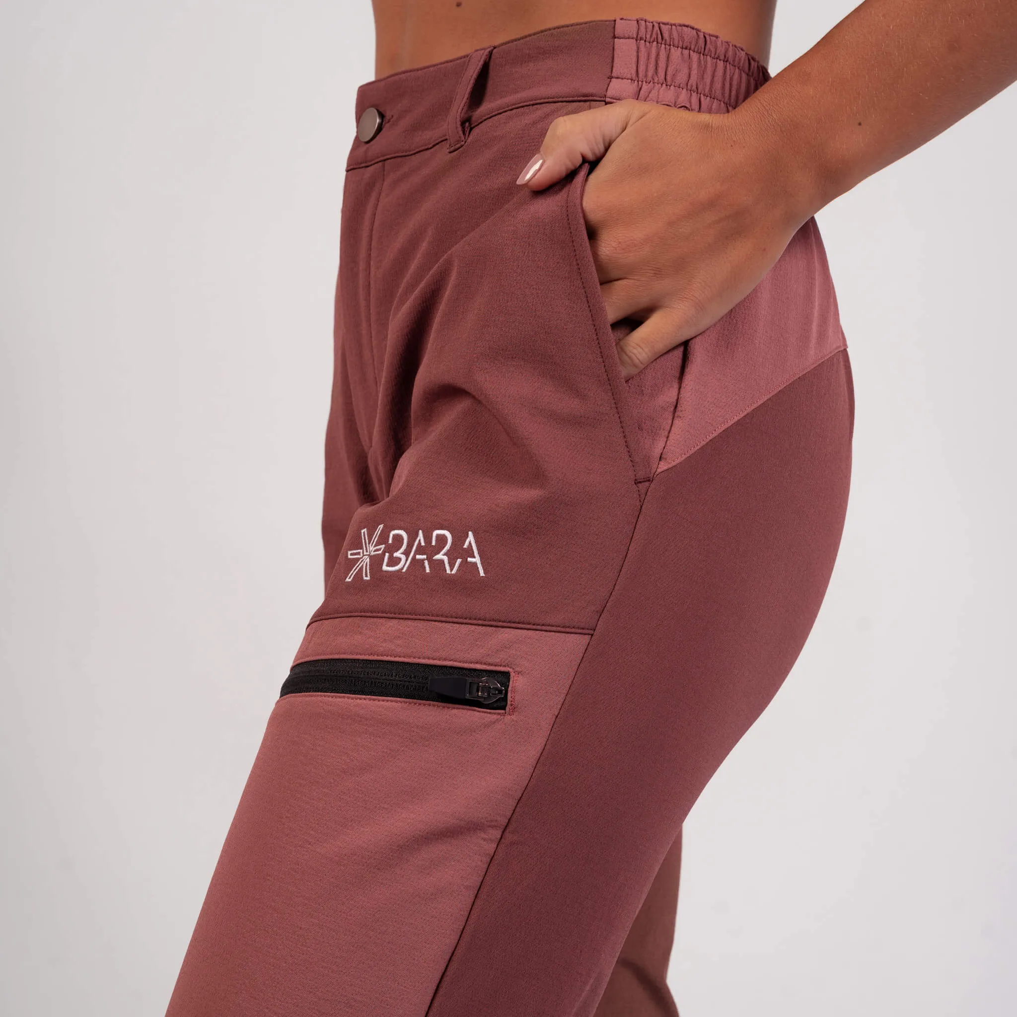 Maroon Alpine Hiking Pants