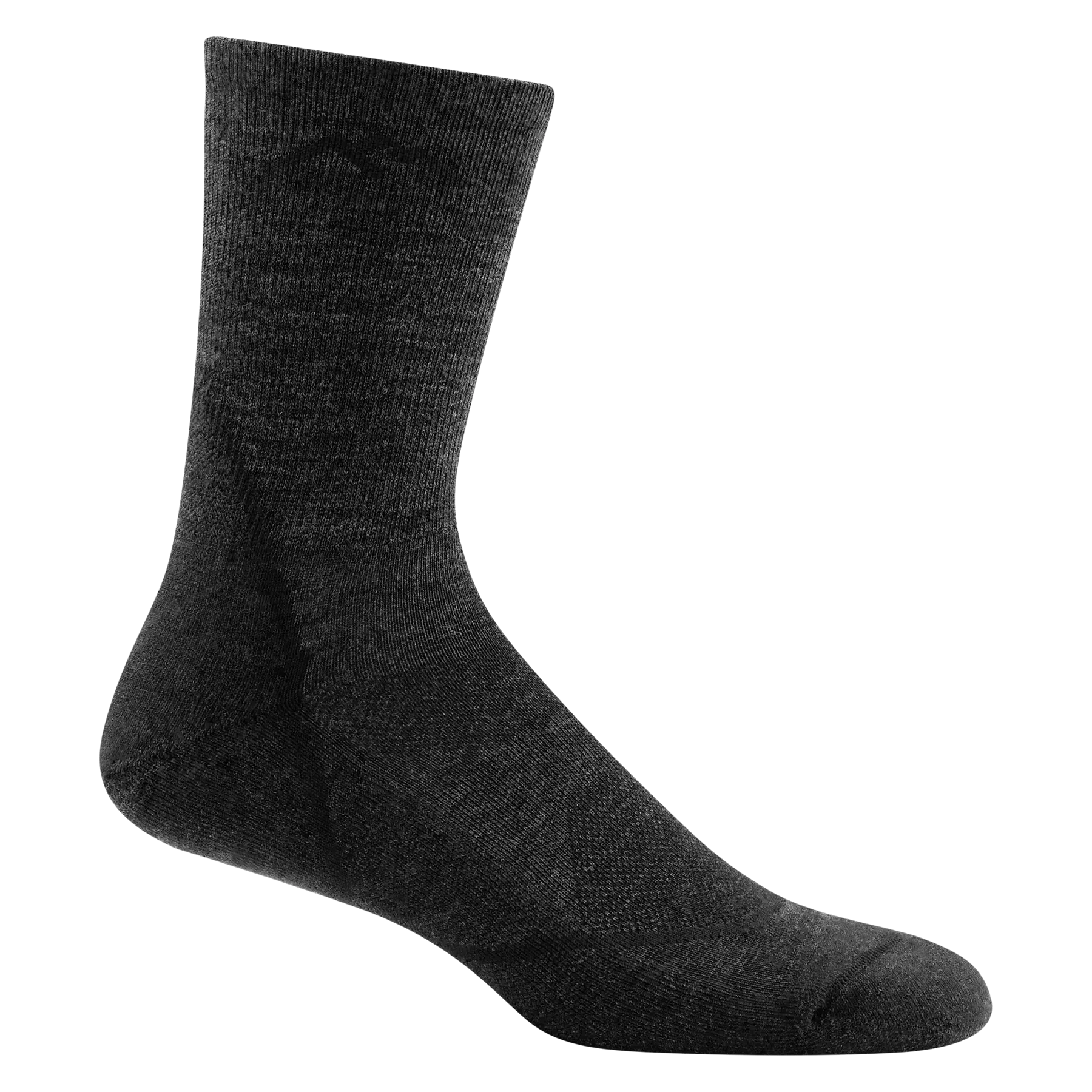 Men's Light Hiker Micro Crew Lightweight Hiking Sock - Black